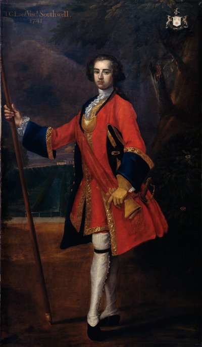 Teniente Thomas George Southwell, Guardia de Coldstream, 1739 de Charles Jervas