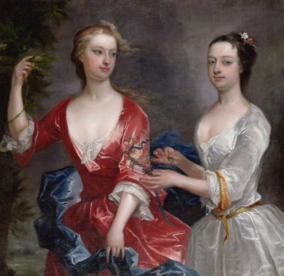 Martha y Teresa Blount de Charles Jervas