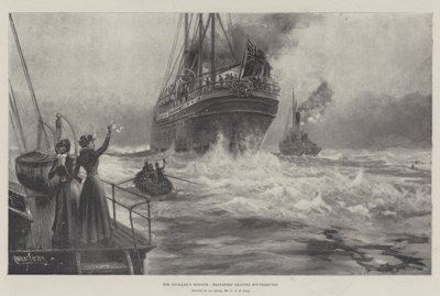 Por el honor de Inglaterra, Transporte saliendo de Southampton de Charles John de Lacy