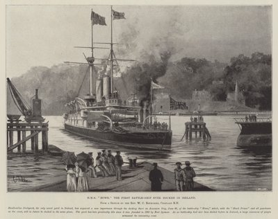 HMS Howe, el Primer Buque de Batalla que Atracó en Irlanda de Charles John de Lacy
