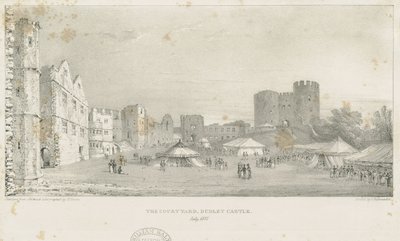 Castillo de Dudley - La Torre del Homenaje de Charles Joseph Hullmandel