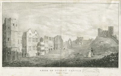 Castillo de Dudley - La Torre del Homenaje de Charles Joseph Hullmandel