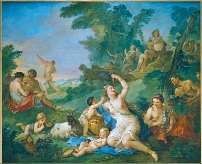 Le triomphe de Bacchus - El triunfo de Baco ... de Charles Joseph Natoire