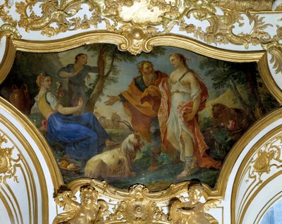 Psique en los pastores de Charles Joseph Natoire