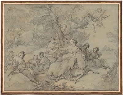 Rape of Europa de Charles Joseph Natoire