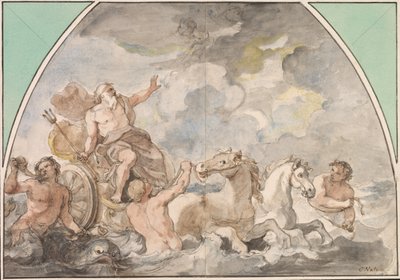 El triunfo de Neptuno, 1766 o después de Charles Joseph Natoire