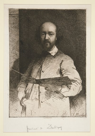 Retrato de Daubigny de Charles Joshua Chaplin