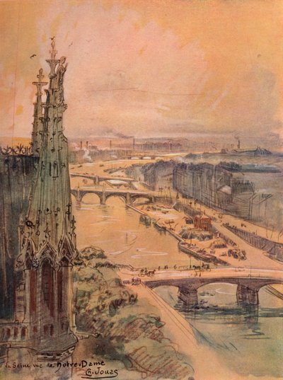 El Sena visto desde Notre Dame, 1915 de Charles Jouas