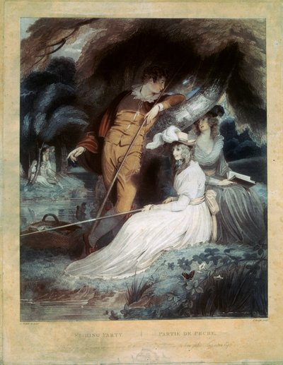 Fiesta de pesca, siglo XVIII o principios del XIX de Charles Knight