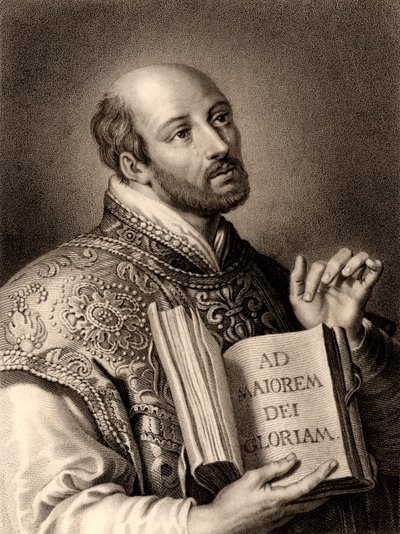 Retrato de Ignacio de Loyola de Charles Knight