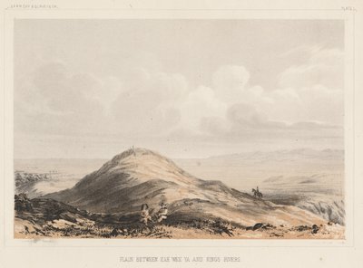 Llanura entre los ríos Kah Wee Ya y Kings, litografía por A. Hoen & Co., 1855 de Charles Koppel