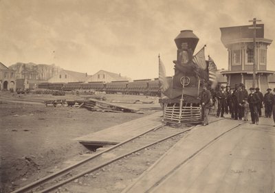 El Tren Fúnebre de Lincoln, Filadelfia, 22-24 de abril de 1865 de Charles L. Philippi