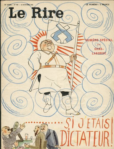 Ilustración de Chas-Laborde (1886-1941) para la Portada de Le Lire de Charles Laborde