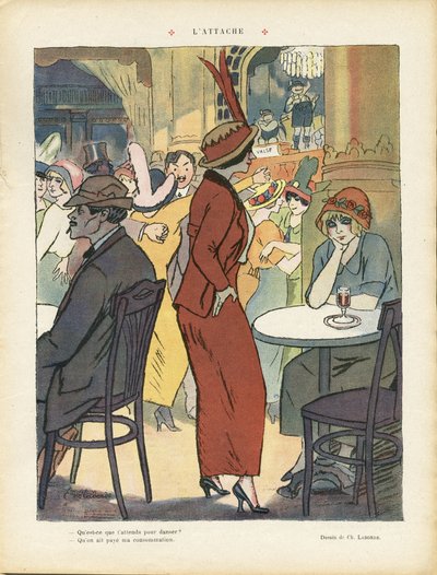 Ilustración de Chas-Laborde (1886-1941) en Le Rire de Charles Laborde