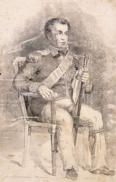 Retrato de Dom Joao VI, c. 1825-6 de Charles Landseer