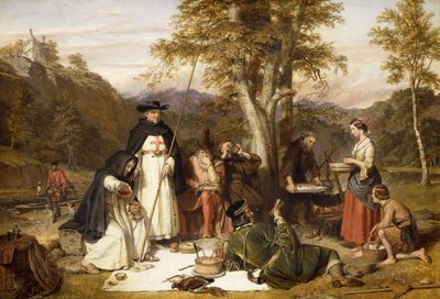 Los Monjes de Melrose comían bien los viernes cuando ayunaban, no les faltaba ni carne ni cerveza, mientras duraran sus vecinos. Vide Scrope