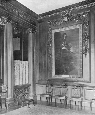 Una esquina del gran comedor de Charles Latham