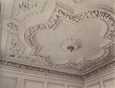 Belton House, Grantham, Techo de la Escalera de Charles Latham