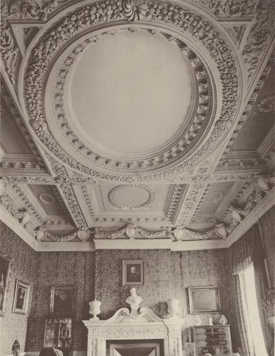 Coleshill, Berkshire, Interior del Salón de Charles Latham