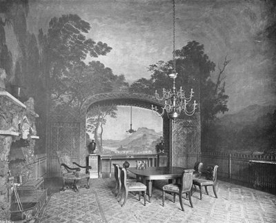 Drakelow Hall: El comedor pintado de Charles Latham