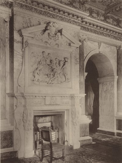 Houghton, Norfolk, Chimenea del Comedor de Charles Latham