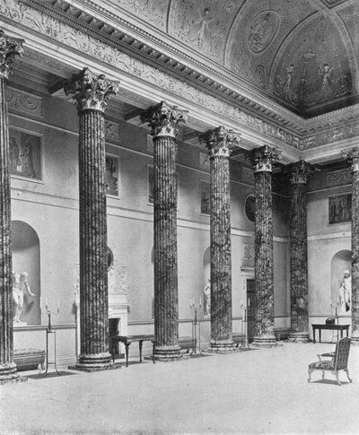 Kedleston Hall: El Salón de Mármol de Charles Latham