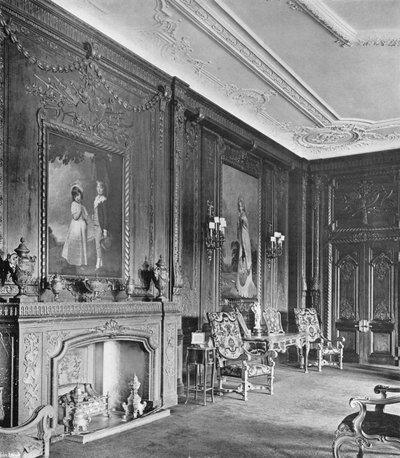 Knowsley Hall: El salón de roble de Charles Latham