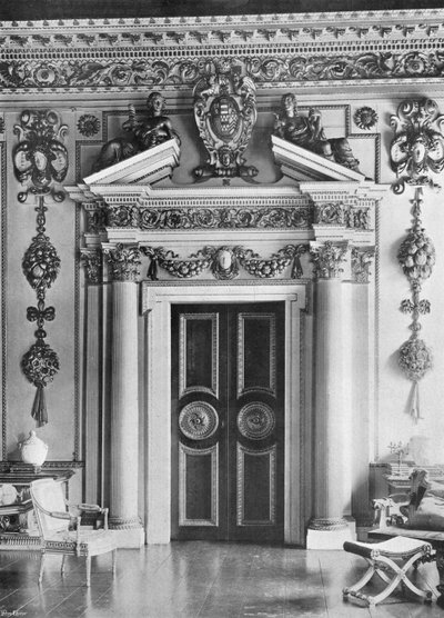 Puerta Sur en la Sala del Doble Cubo de Charles Latham
