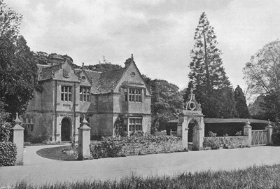 Stibbington Hall desde el Oeste de Charles Latham