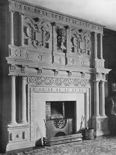 La chimenea en la habitación de Dame Eleanor de Charles Latham