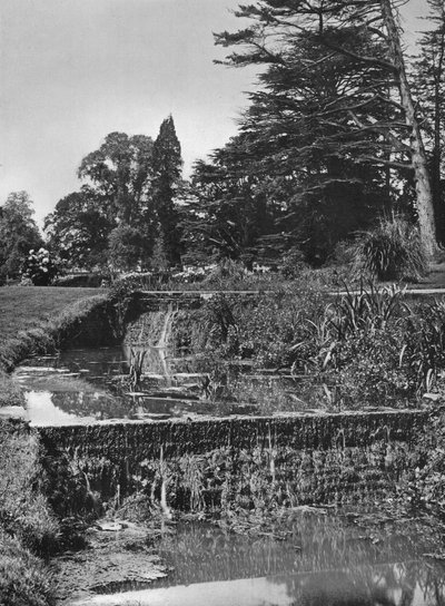 Las cascadas del jardín de Charles Latham
