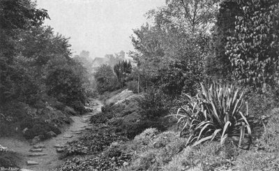 La mansión desde el este de Charles Latham