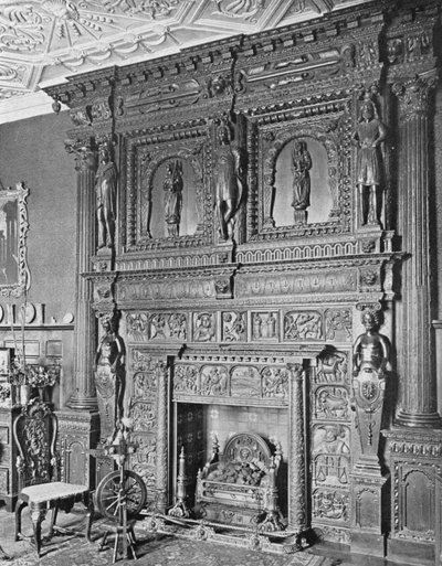 Wolfeton House: La chimenea española de Charles Latham