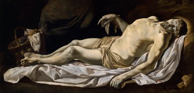 Cristo en sábana, por Charles Le Brun de Charles Le Brun