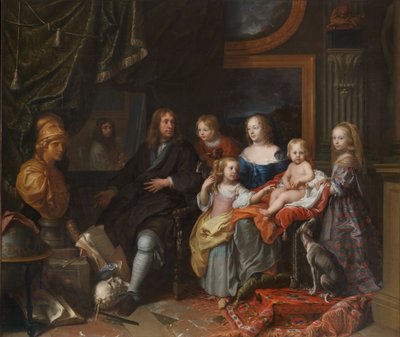 Everhard Jabach y su familia, c.1660 de Charles Le Brun