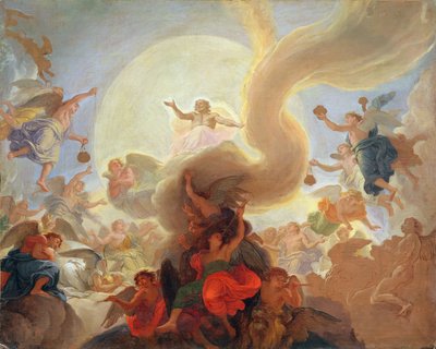 Hosanna (proyecto de techo para la Capilla de Versalles) de Charles Le Brun