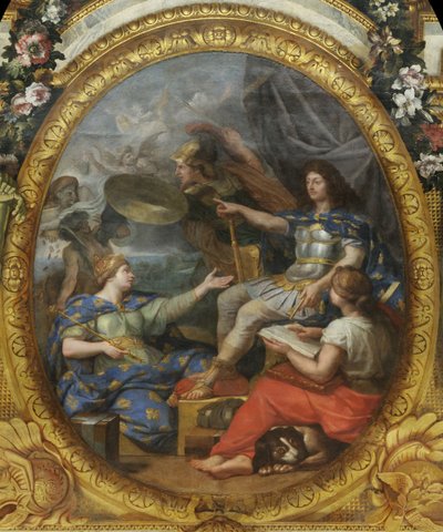 Orden restaurado en las finanzas del Reino, 1662, 1680s de Charles Le Brun