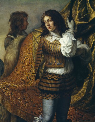 Retrato del Canciller Seguir (detalle) de Charles Le Brun