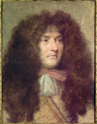 Retrato de Luis XIV (1638 - 1715) joven de Charles Le Brun
