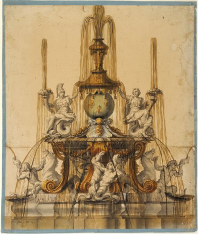Proyecto para una fuente en Versalles de Charles Le Brun