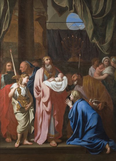 La presentación de Cristo en el templo, 1645 de Charles Le Brun