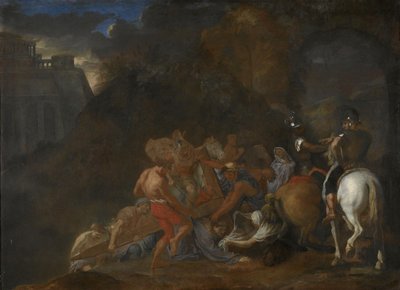 El camino del Calvario de Charles Le Brun