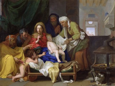 El sueño del Niño Jesús de Charles Le Brun