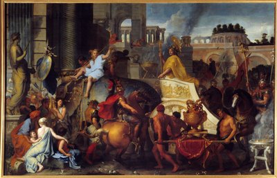 El triunfo de Alejandro o la entrada de Alejandro Magno en Babilonia de Charles Le Brun