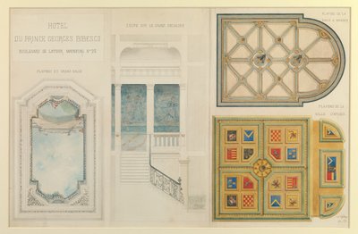 Proyecto de hotel Prince Georges Bibesco de Charles Le Coeur