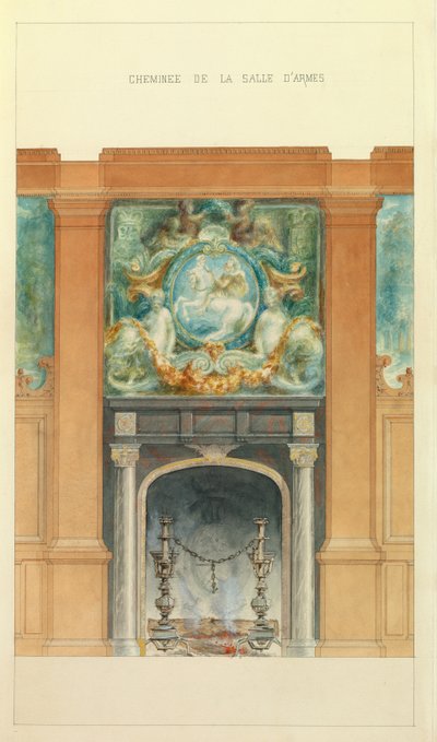 Proyecto para el hotel de Prince Georges Bibesco de Charles Le Coeur