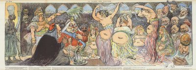 Bailarinas de vientre. Ilustración para Le Rire de Charles Leandre