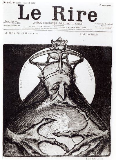 Caricatura de la familia Rothschild de 