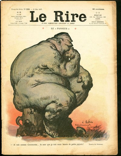 Portada de "Le Lire", Satírico en Colores de Charles Leandre