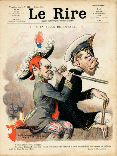 Portada de "Le Lire", Satírico en Colores de Charles Leandre